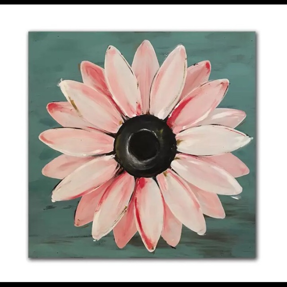 🌸 Pink Flower Canvas